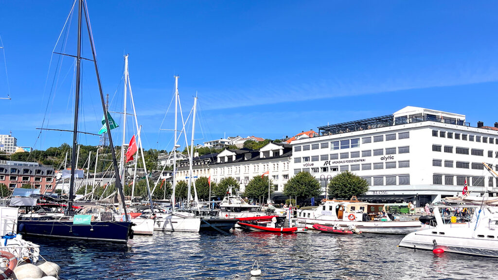 Arendal by. Foto